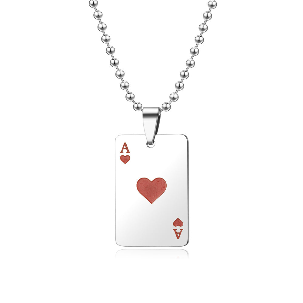 Schmuck Poker Schlüsselanhänger Halskette