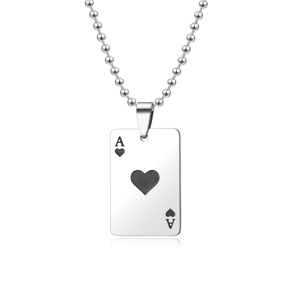 Schmuck Poker Keychain Necklace