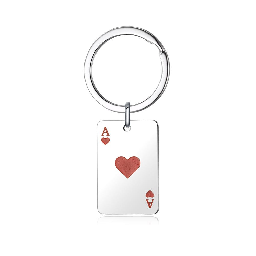 Schmuck Poker Schlüsselanhänger Halskette