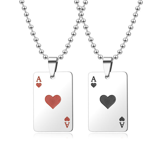 Schmuck Poker Schlüsselanhänger Halskette