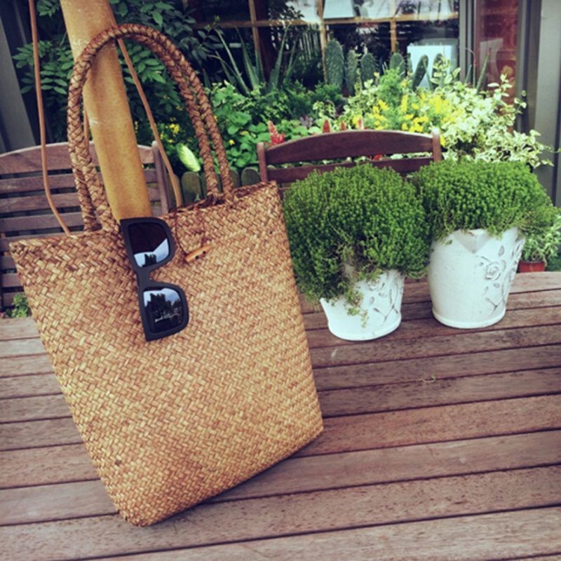 Bamboo-Hand-woven bamboo shoulder bag