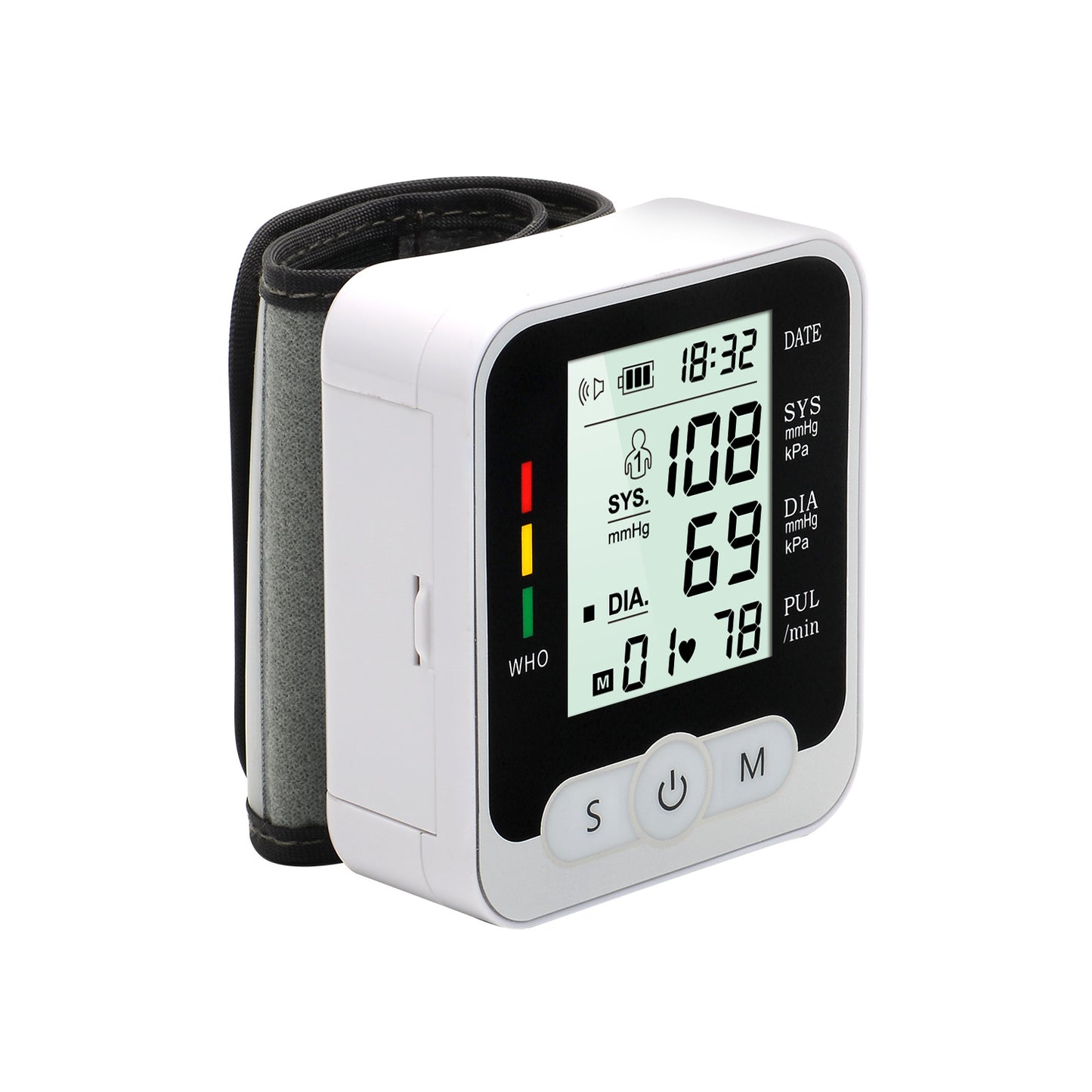 Medical wrist blood pressure monitor