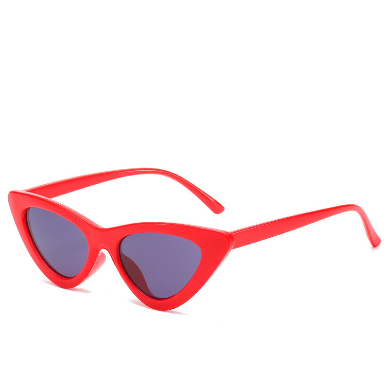 Dreieckige Cat-Eye-Sonnenbrille für Damen