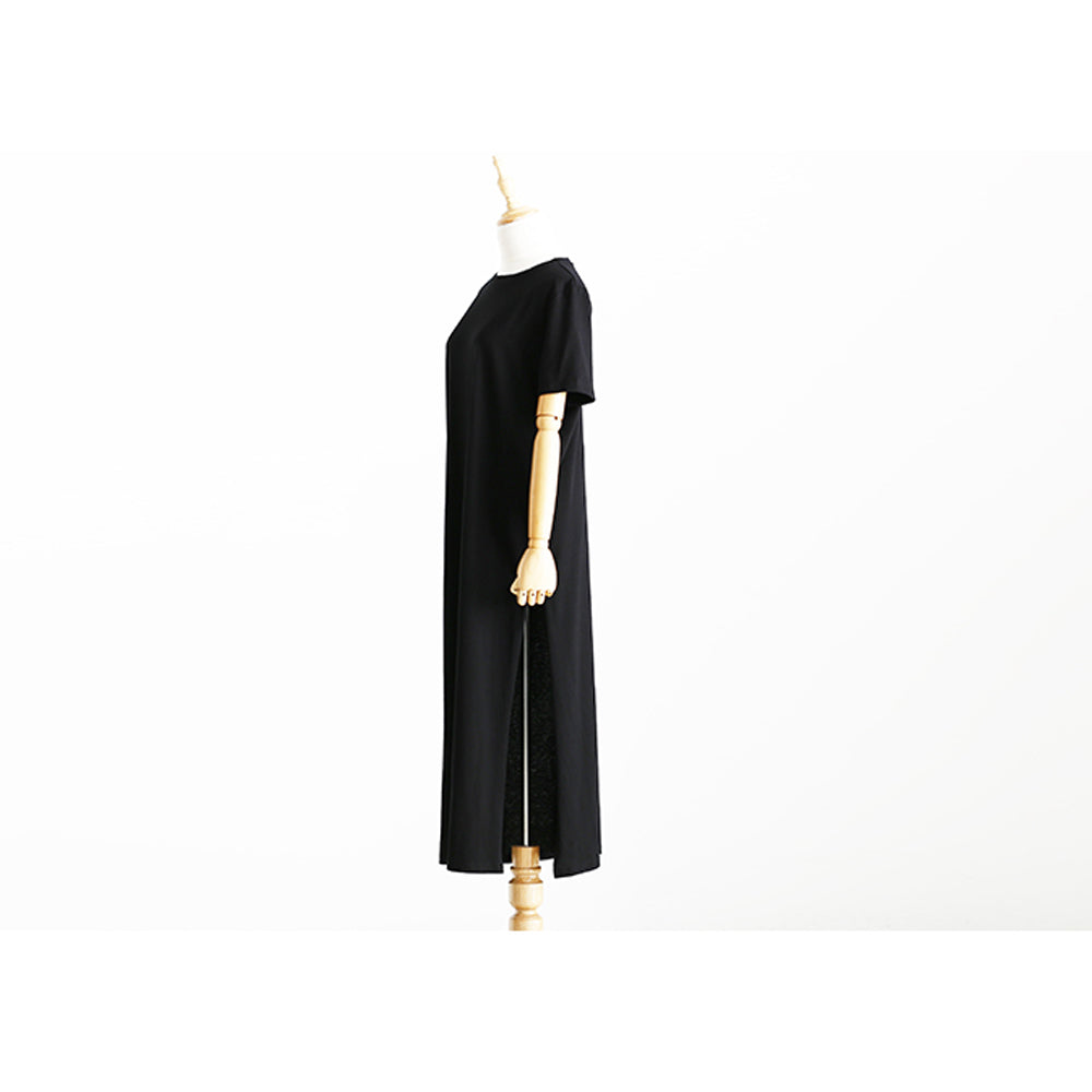 Women Casual Black Long Dresses