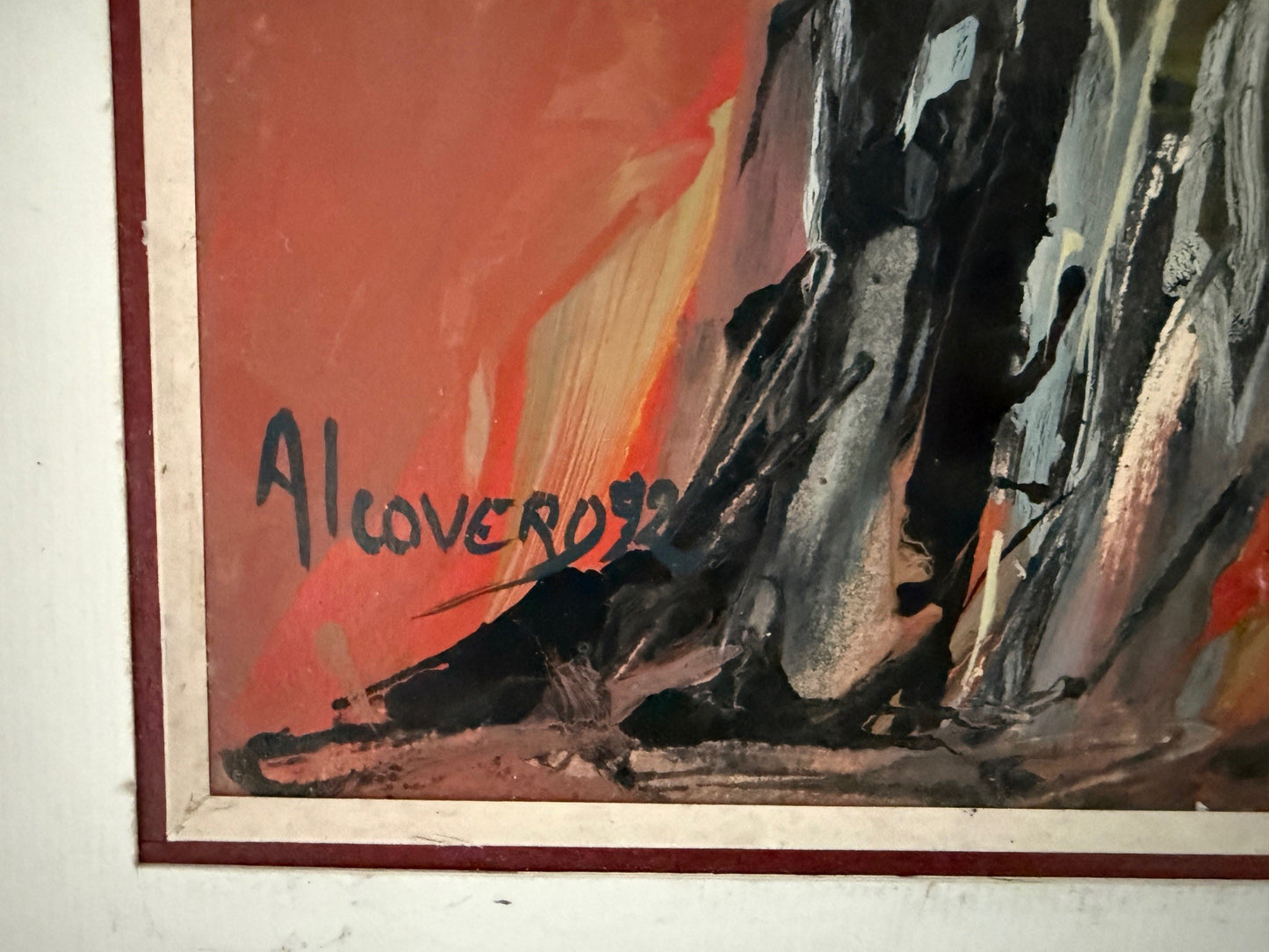 Die Reiter von Alcovery98 "Öl auf Papier" machen Sie den Preis !