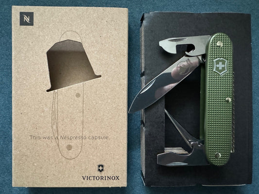 Rarität, Nespresso India Nr.4 Victorinox Pioneer Alox 2019