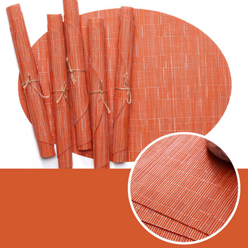 Bamboo pattern western placemat