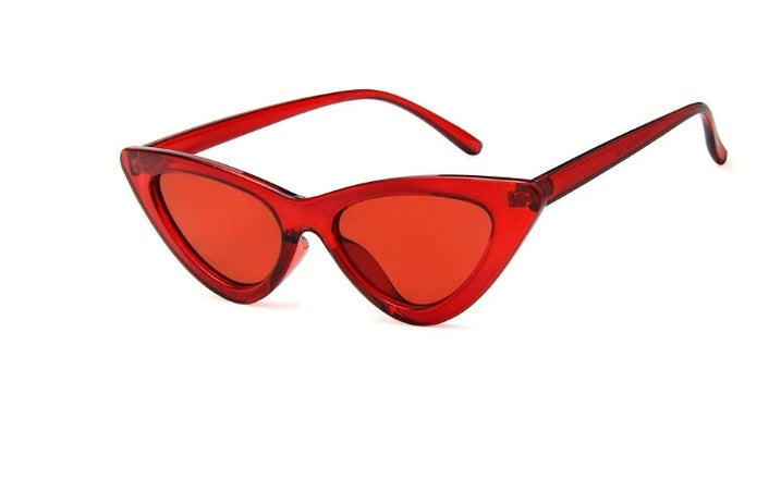 Dreieckige Cat-Eye-Sonnenbrille für Damen