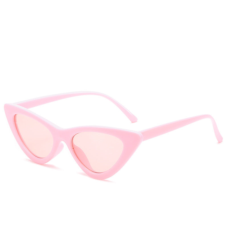 Dreieckige Cat-Eye-Sonnenbrille für Damen