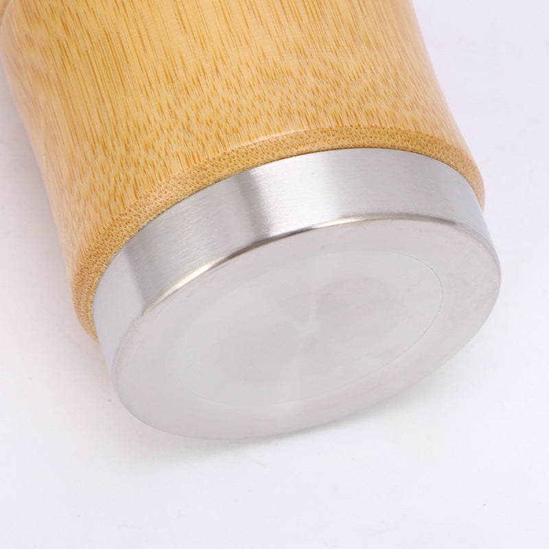 Bambbo and Stainless steel bamboo vacuum flash