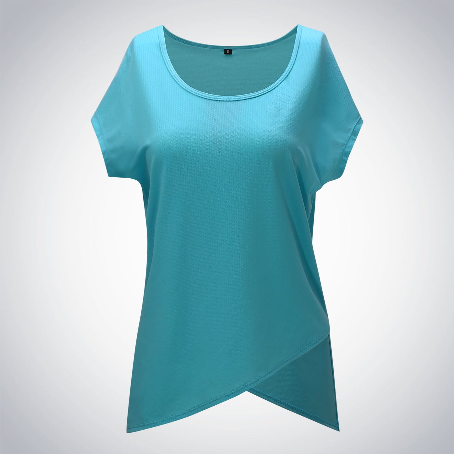 Lässiges Sport-T-Shirt für Damen mit losem Atmungs-Mesh 