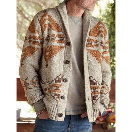 Men,s Fashion jacquard sweater