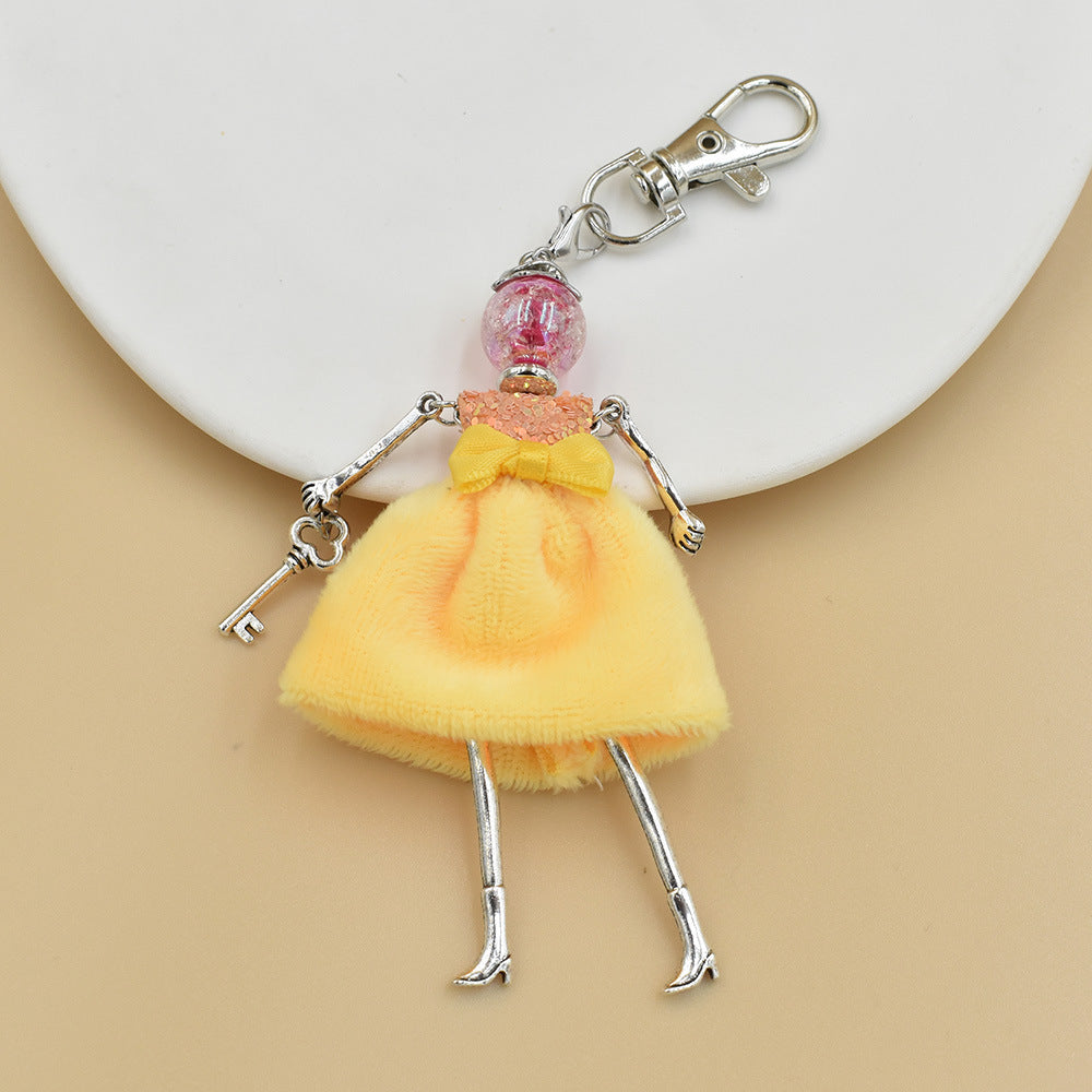 Key Chain Handmade Cartoon Character Handbag Pendant