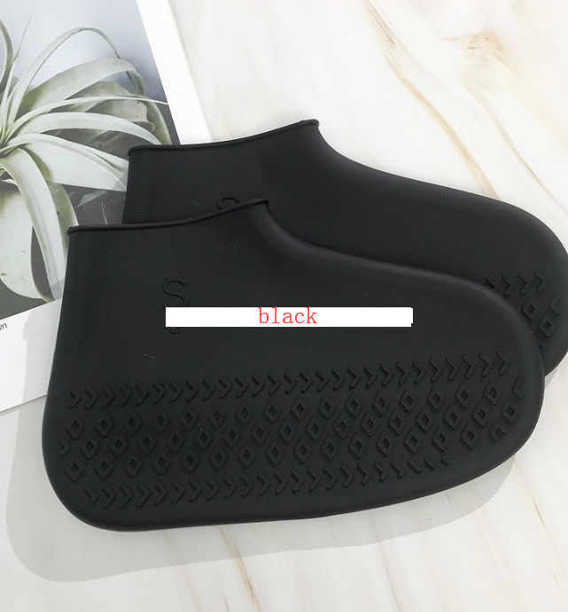 Women Men Silicone Shoe Cover Waterproof Rainproof Anti-slip Sleeve