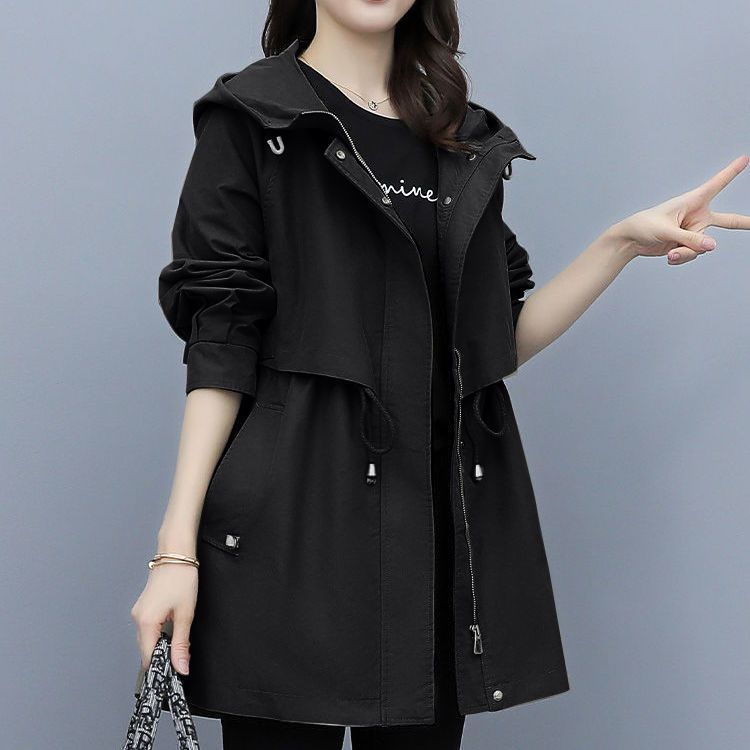 Women's casual fashion hooded jacket