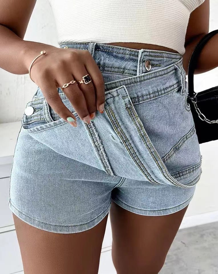 Damen Y2K Street Vintage Jeans Shorts