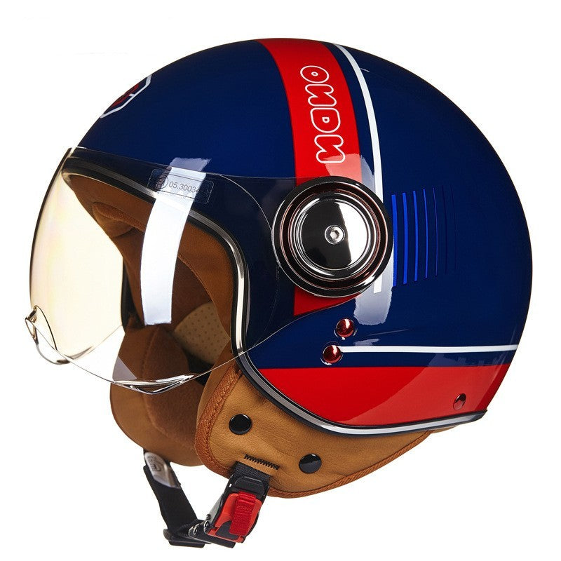 Electric scooter half helmet Lightweight, half-covered retro helmet