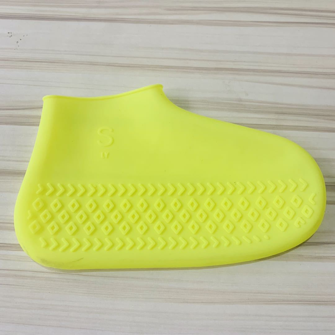 Women Men Silicone Shoe Cover Waterproof Rainproof Anti-slip Sleeve