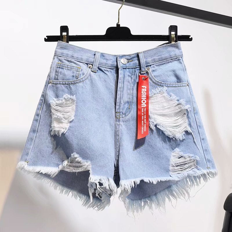 Women's Lose jeans und kurze shorts