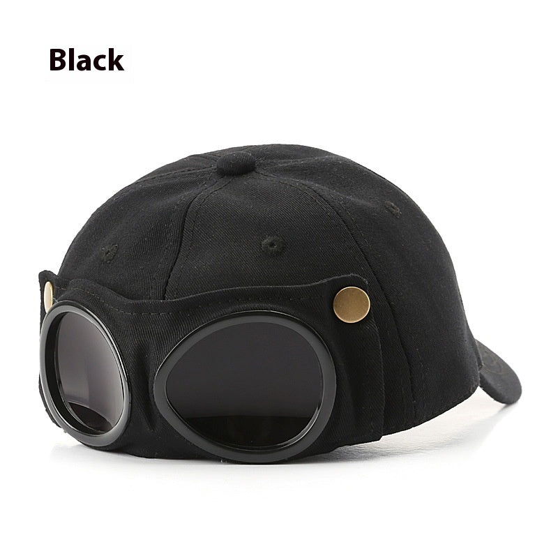 Women Men Pilot Hat staff Sunglasses all-match