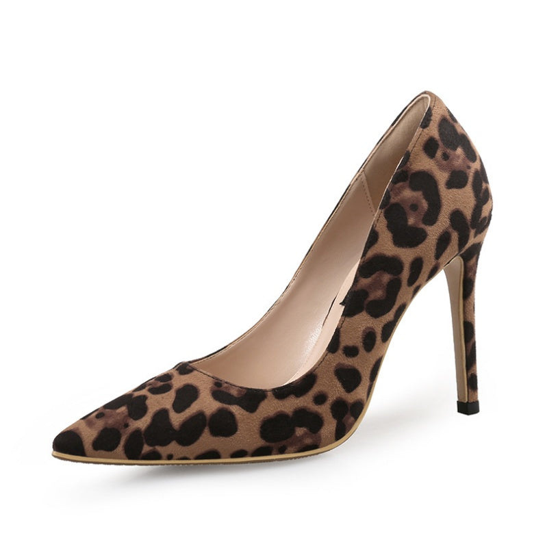 Damen Pumps mit Leopardenmuster