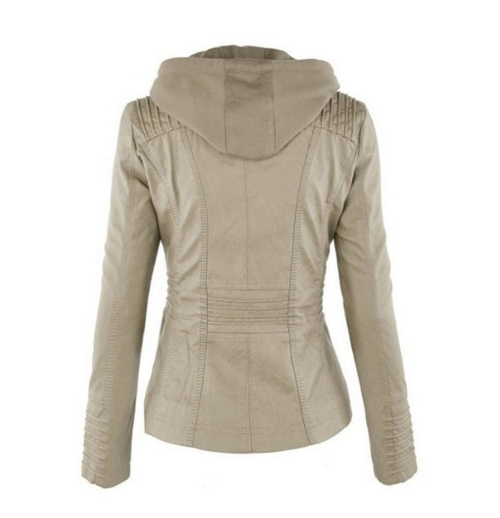 Women's hooded jacket for autumn and winter, very solid with lots of pockets "Livestyle"