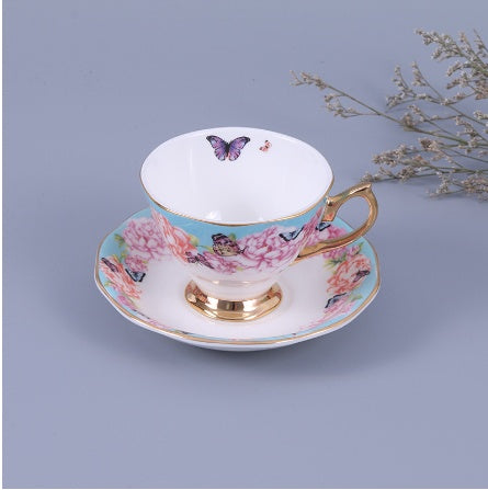 Bone China Coffee Cup With Saucer Afternoon Tea Set