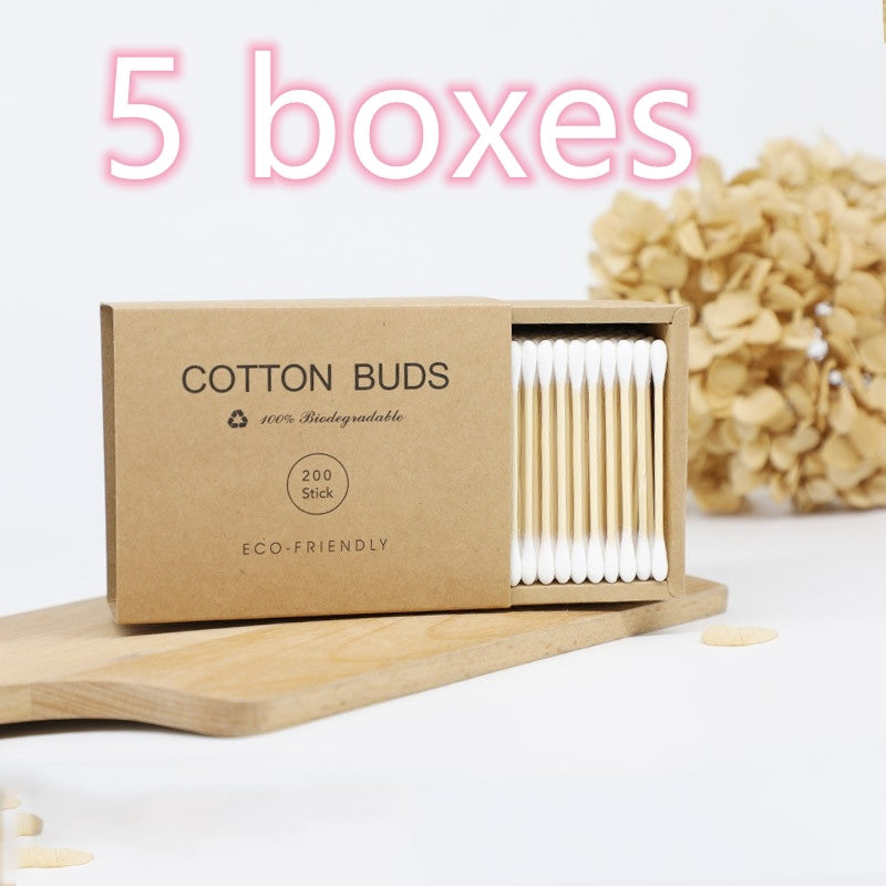 Bamboo stick cotton swab