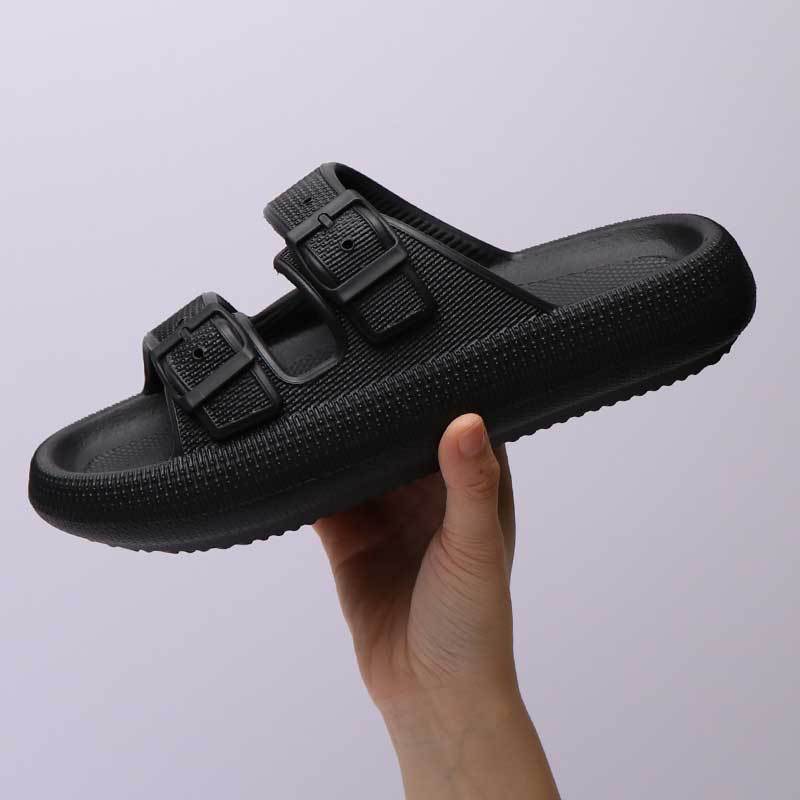 Women Platform Slippers Beach Summer Fashion Outerwear Shit Feeling Soft Bottom Sandals