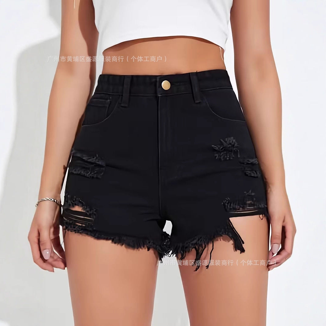 Damen-Denim-Short