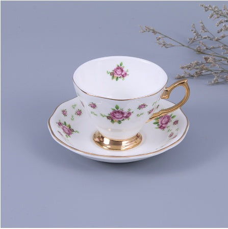 Bone China Coffee Cup With Saucer Afternoon Tea Set