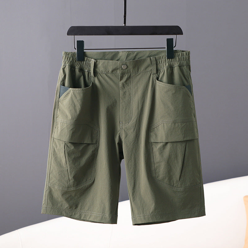 Sommer-Freizeit-Cargo-Shorts für Herren mit großen Taschen