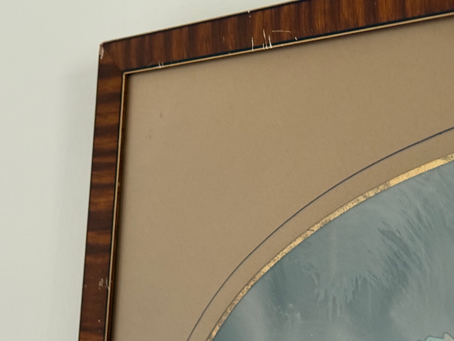 Aquarell auf Papier "Segelschiff im Wellengang" machen Sie den Preis !