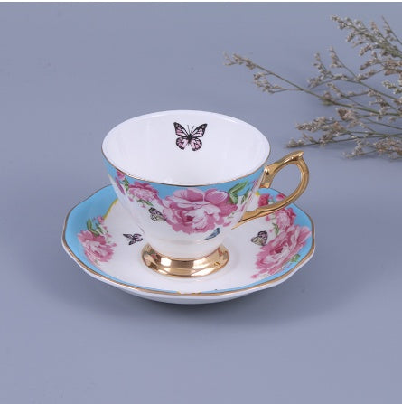 Bone China Coffee Cup With Saucer Afternoon Tea Set