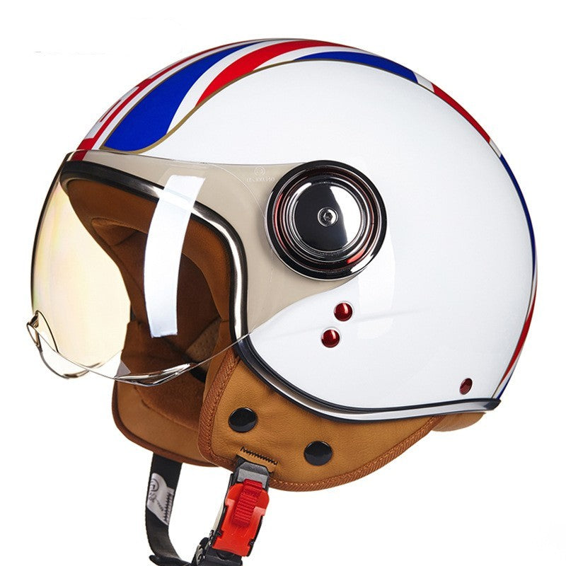 Electric scooter half helmet Lightweight, half-covered retro helmet