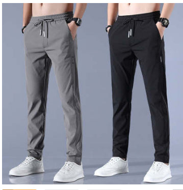 Men dünne Casual Hosen Der Trend Lose Gerade Jogginghose Trend