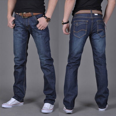 Men Denim Lange Hosen Trendy männer Denim Gerade-Bein Hosen