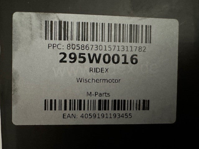 Moteur Scheibenwischer de Ridex