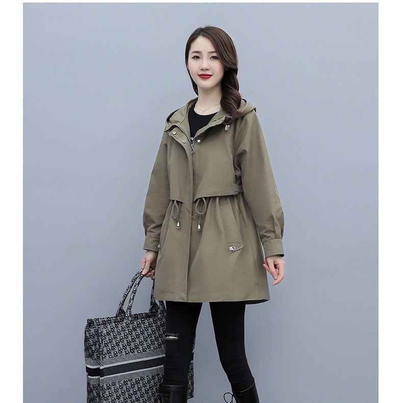 Women's casual fashion hooded jacket