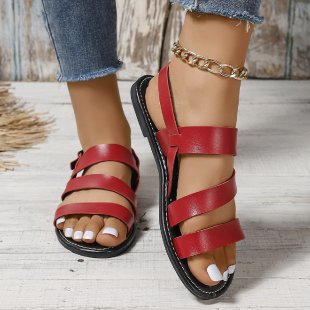 Women Sandals Fashion Round Beach