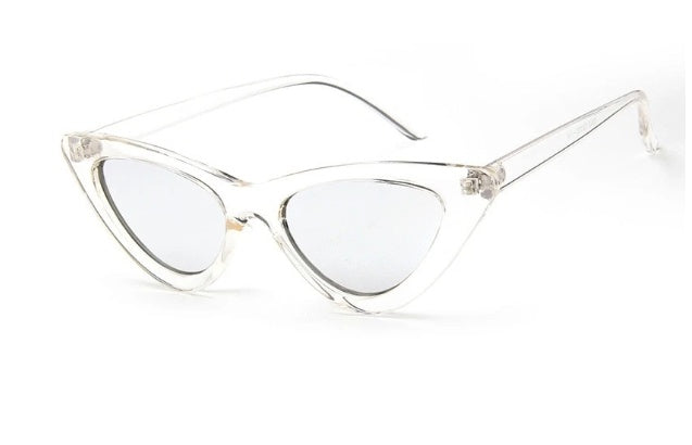 Dreieckige Cat-Eye-Sonnenbrille für Damen