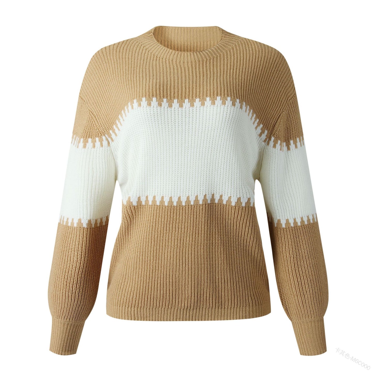 Women Urban-Style gestreifter Strickpullover Modisch und Lässig