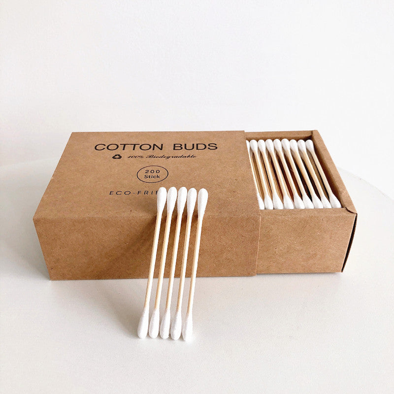 Bamboo stick cotton swab