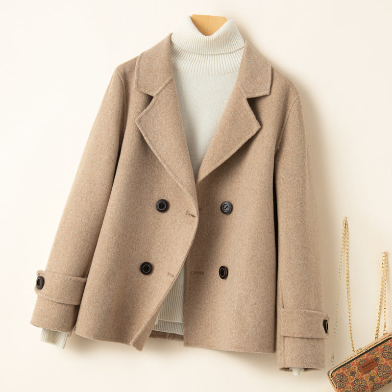 Damen Wende-Kaschmirmantel, kurze Anzugjacke