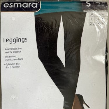 Damen-Leggings, schwarz, Größe S