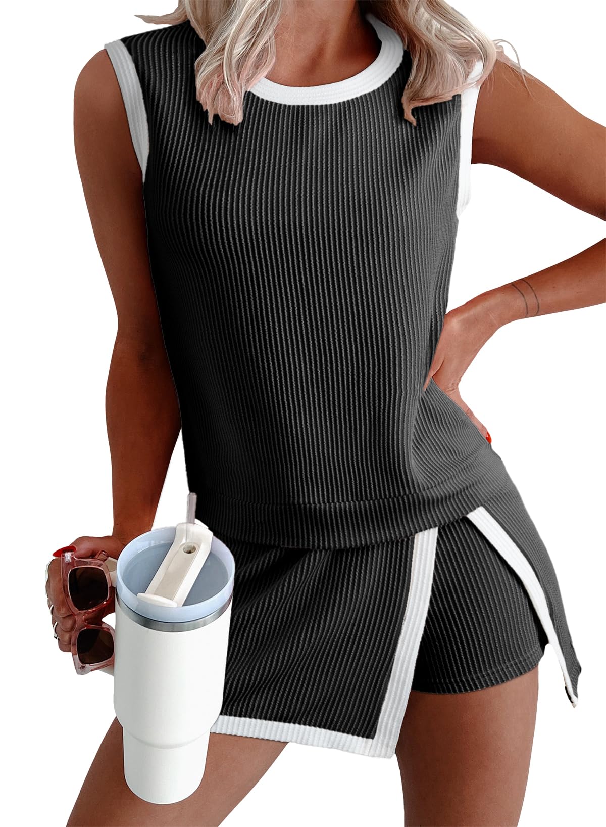 Outifit-Sport Lounge-Set Zweiteiliges Set