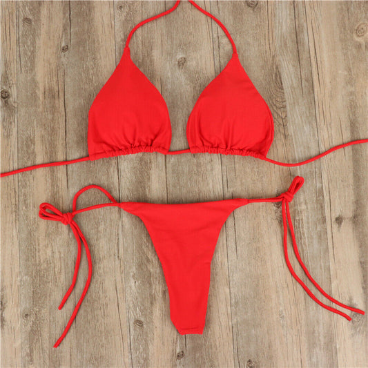 Women's split tie swimsuit