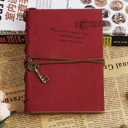 Office- Creative Stationery Retro Bandage Faux Leather Handbook Diary