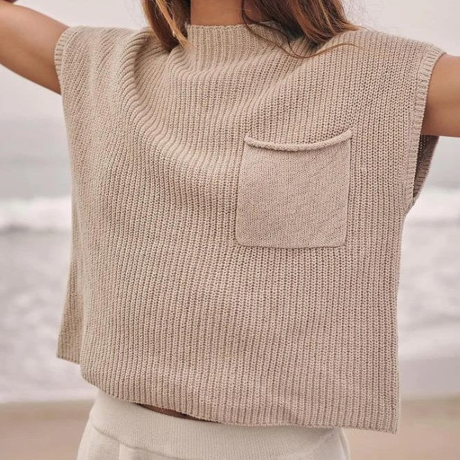 Casual sleeveless top