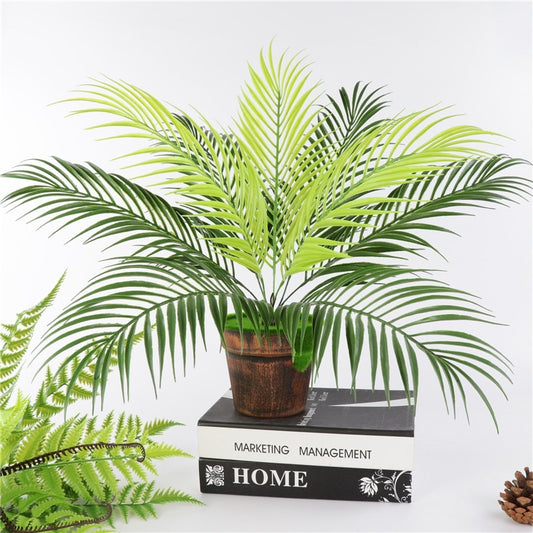 Dekor Palm tree leaf plant simulation plastic green plant